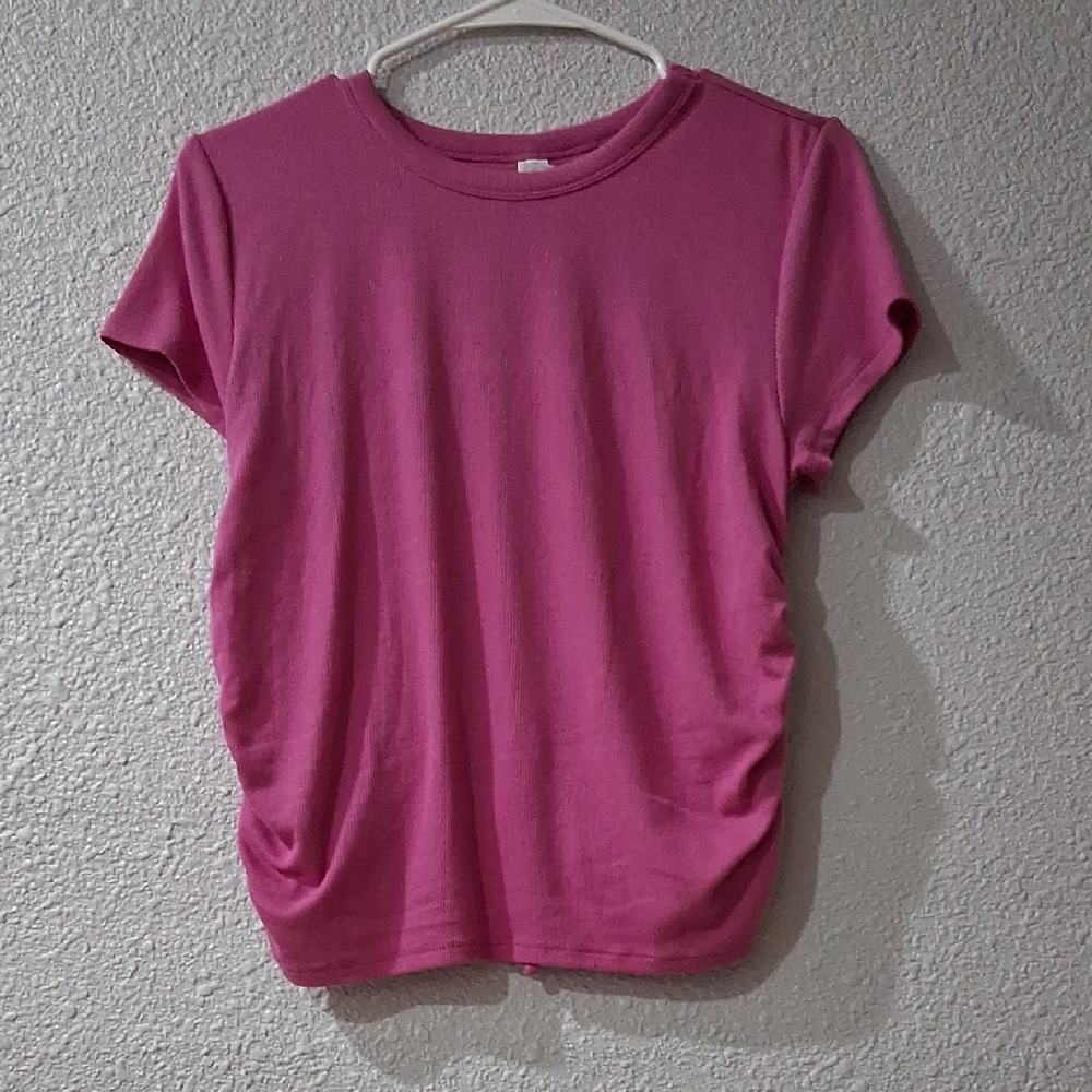 Pink Women's Top,  Ladies Active Wear Top,  Size Large